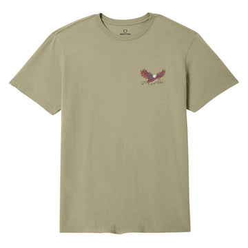 Brixton Blazing T-Shirt - Olive Surplus Worn Wash