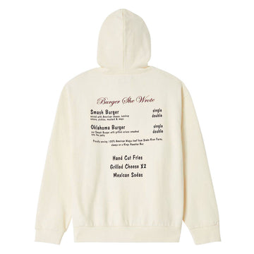 Brixton Burger She Wrote Hoodie - Natural