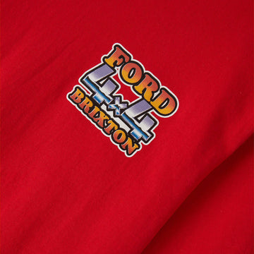 Brixton x Ford 4x4 Chrome T-Shirt - Rangoon Red