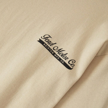 Brixton x Ford 71 Pickup T-Shirt - Wimbledon White