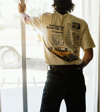 Brixton x Ford 71 Pickup T-Shirt - Wimbledon White