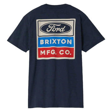 Brixton x Ford Service Dept Pocket T-Shirt - American Navy