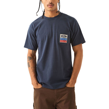 Brixton x Ford Service Dept Pocket T-Shirt - American Navy