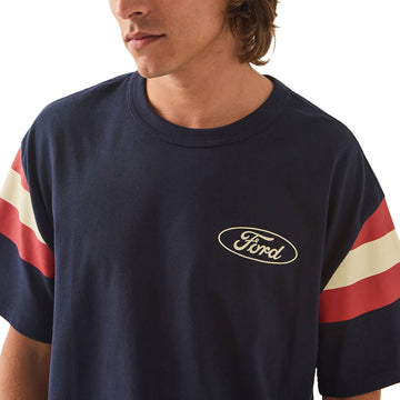 Brixton x Ford Built Tough Jersey Shirt - American Navy
