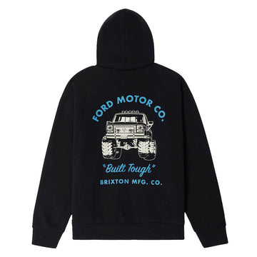 Brixton x Ford Built Tough 4x4 Hoodie - Burnt Rubber