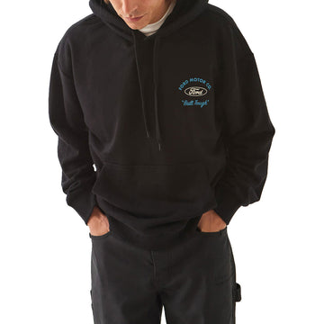 Brixton x Ford Built Tough 4x4 Hoodie - Burnt Rubber