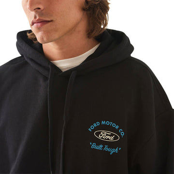 Brixton x Ford Built Tough 4x4 Hoodie - Burnt Rubber