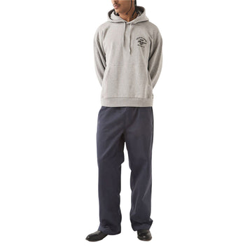 Brixton x Ford Mustang Hoodie - Heather Grey