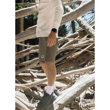 Brixton Journey Active Shorts - Dark Olive/Olive Surplus