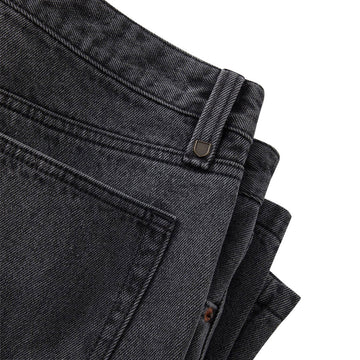 Brixton Relaxed Shorts - Washed Black Denim