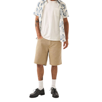 Brixton Relaxed Shorts - Washed British Khaki