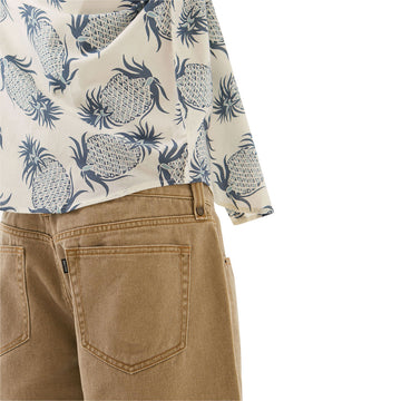 Brixton Relaxed Shorts - Washed British Khaki