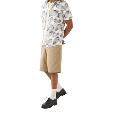 Brixton Relaxed Shorts - Washed British Khaki