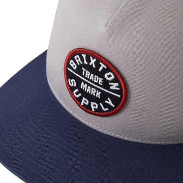 Brixton Oath Mp Trucker Hat - Sustained Grey/Washed Navy