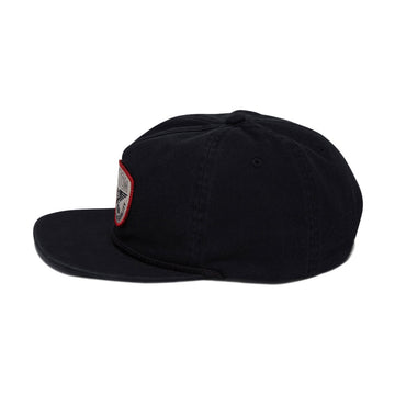 Brixton Watcher Snapback Hat - Black