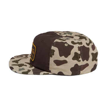 Brixton Grade Mp Snapback Hat - Duck Camo/Walnut Brown