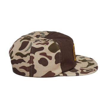 Brixton Grade Mp Snapback Hat - Duck Camo/Walnut Brown