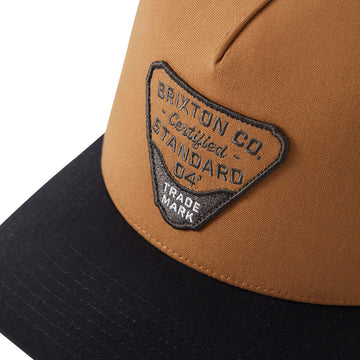 Brixton Blighton Trucker Hat - Dusted Ochre/Black