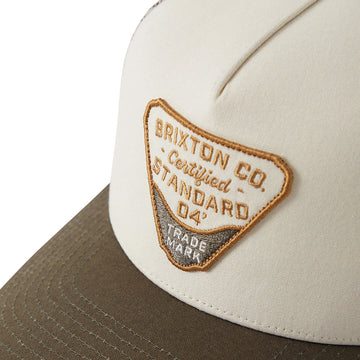 Brixton Blighton Trucker Hat - Whitecap/Dark Olive