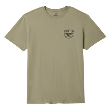 Brixton Watcher T-Shirt - Olive Surplus Worn Wash