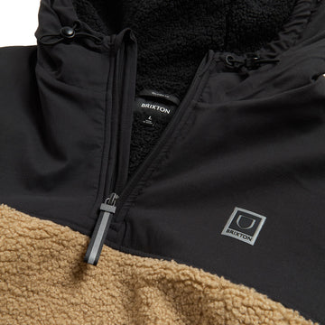 Brixton Journey Tech Fleece Sweatshirt - Black/Sand