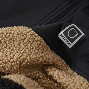 Brixton Journey Tech Fleece Sweatshirt - Black/Sand