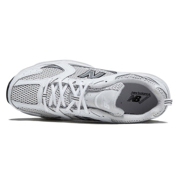 New Balance 530 Shoes - NB 103 White/Silver Metallic/Black
