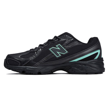 New Balance 740 Shoes - Black/Bright Mint