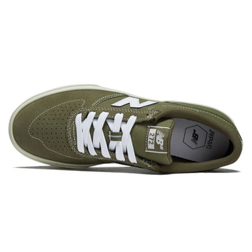 New Balance 272 Shoes - Olive/White