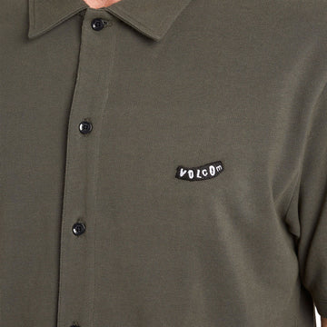 Volcom Chavo Button Down Shirt - Castlerock