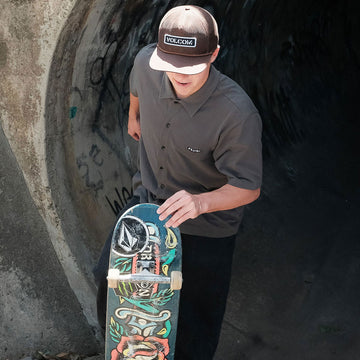 Volcom Chavo Button Down Shirt - Castlerock