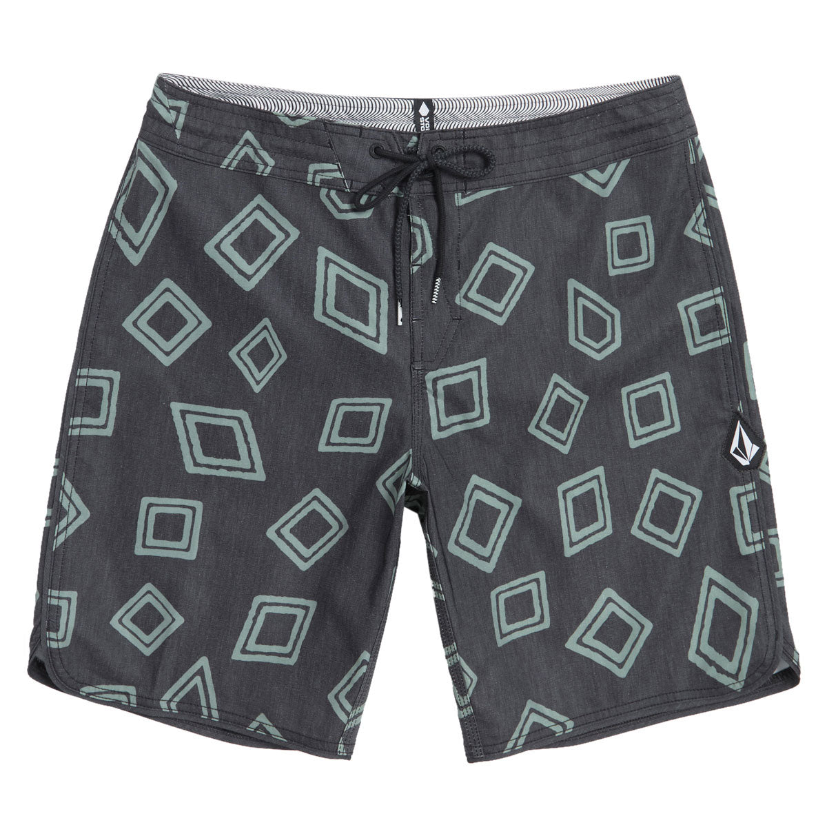Volcom Contact Scallop Stny 19 Boardshorts - Black – CCS