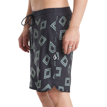 Volcom Contact Scallop Stny 19 Boardshorts - Black