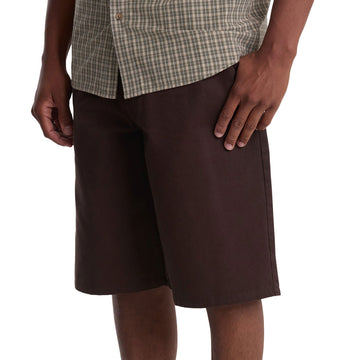 Volcom Chillow Plt Elastic Waist Chino VS 24 Shorts - Cacao