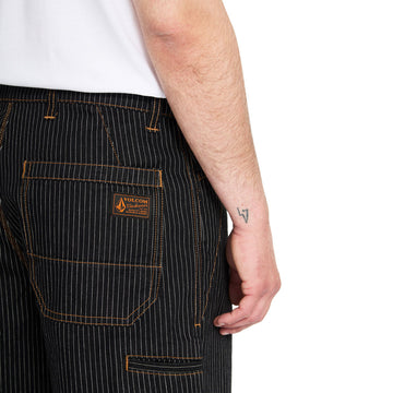 Volcom Dialed Work Pants - Black Stripe