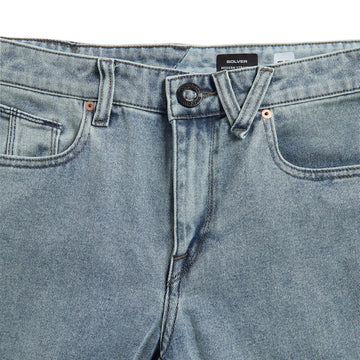Volcom Solver Denim Jeans - Dust Bowl Indigo