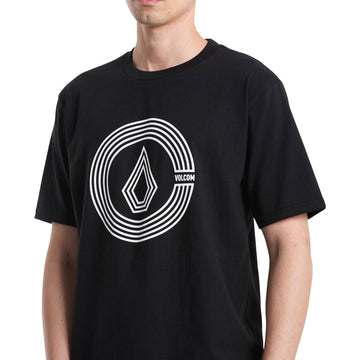Volcom Circle Split T-Shirt - Black