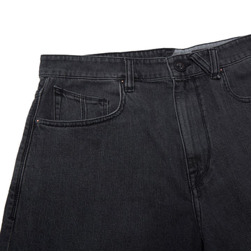 Volcom Chillow Denim 24 Shorts - Black Grey