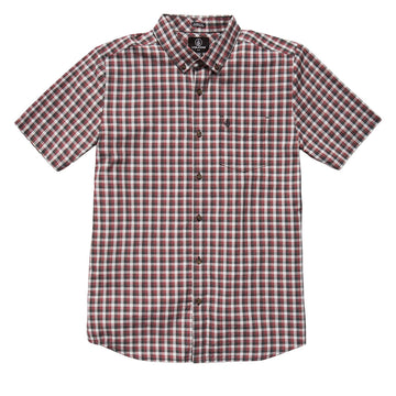 Volcom Louie Check Shirt - Light Blue Acid