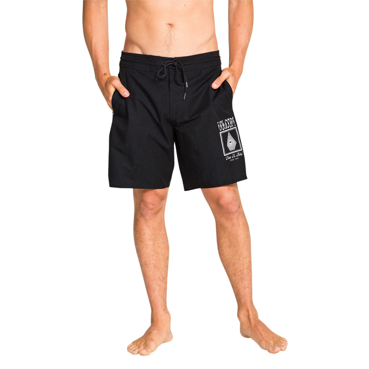 Volcom Yewster Loose Stoney 18 Boardshorts - Black – CCS