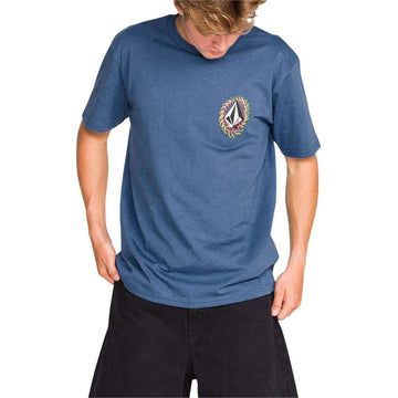 Volcom Ringafire T-Shirt - Light Navy