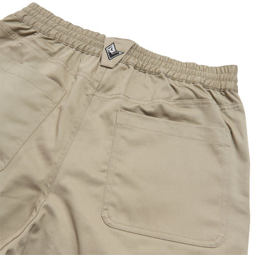 Volcom Capreezy Elastic Waist Pants - Light Khaki