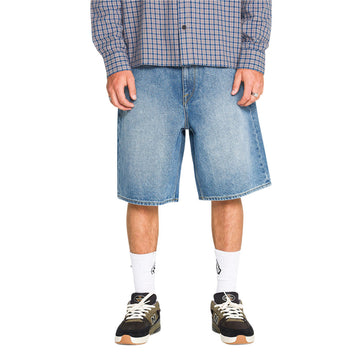 Volcom Billow Denim 22 Shorts - Euro Light Blue