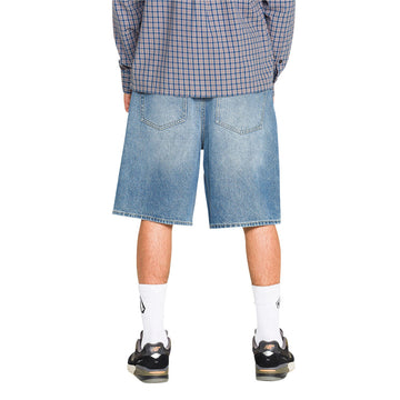 Volcom Billow Denim 22 Shorts - Euro Light Blue