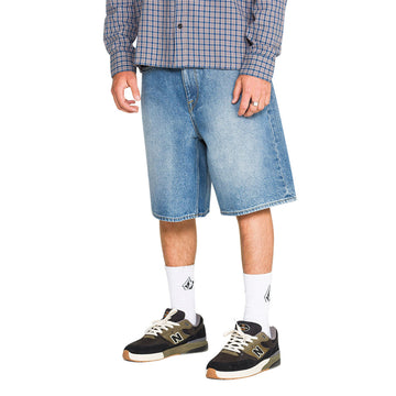 Volcom Billow Denim 22 Shorts - Euro Light Blue