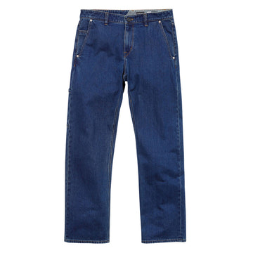 Volcom Kinkade Utility Denim Jeans - Med Dark Indigo Blue