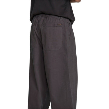 Volcom Chillow Pleat Elastic Waist Pants - Asphalt Black