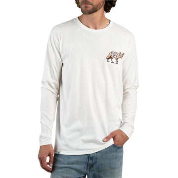 Sendero Coyote Long Sleeve T-Shirt - Vintage White