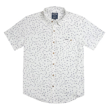 Sendero City Slicker Shirt - Best Of Luck White