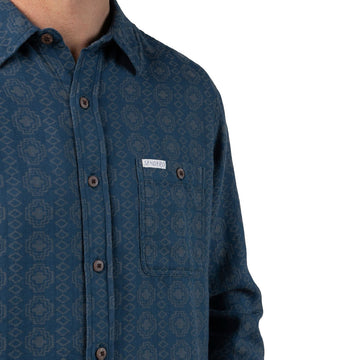 Sendero City Slicker Long Sleeve Shirt - Ojinaga/Blue